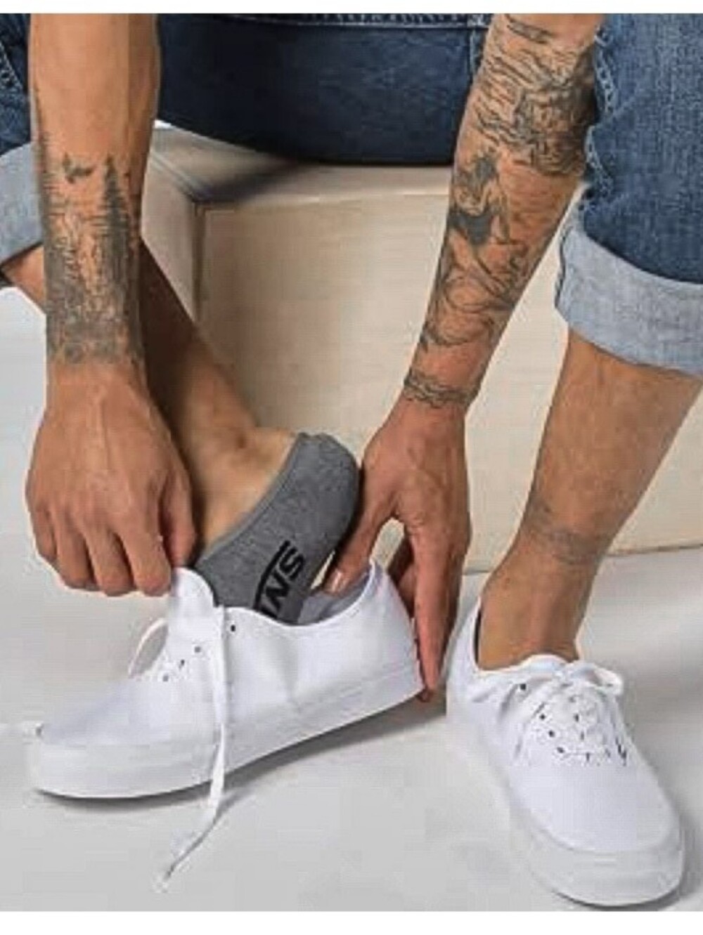 NIB Leather Vans Authentic Old Skool Classic Era White Sneakers Unisex